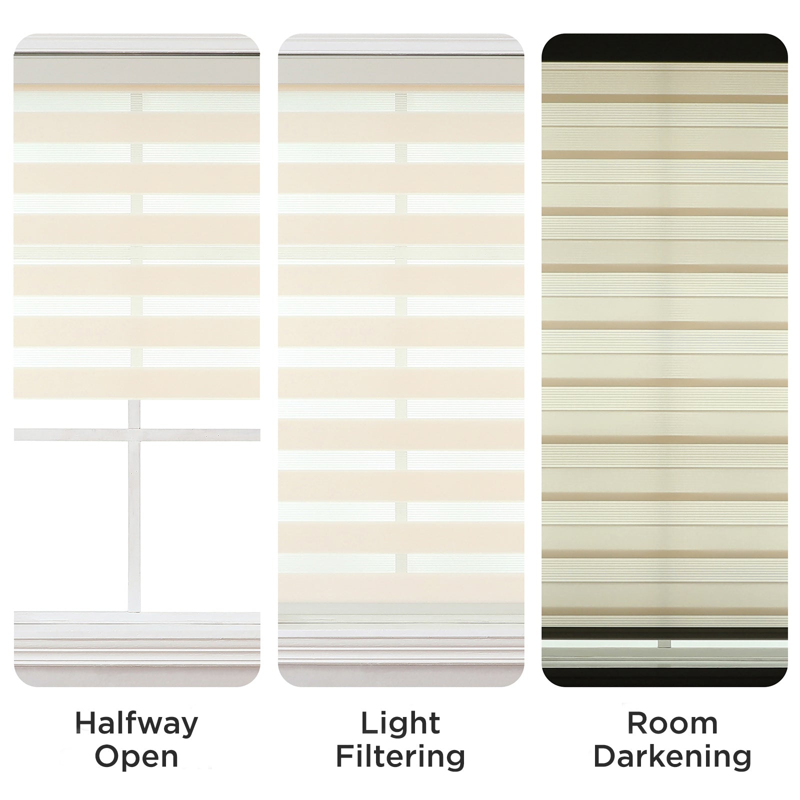 Free-Stop Zebra Blinds for Windows