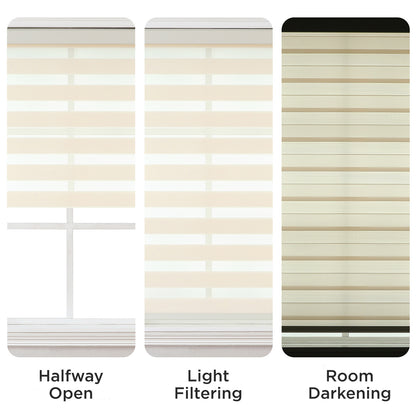 Free-Stop Zebra Blinds for Windows
