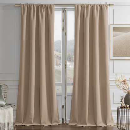 Luxury Blackout Velvet Curtains - Thermal Insulated Grommet Drapes