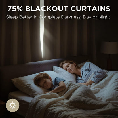 Luxury Blackout Velvet Curtains - Thermal Insulated Grommet Drapes