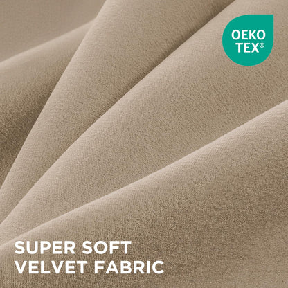 Luxury Blackout Velvet Curtains - Thermal Insulated Grommet Drapes