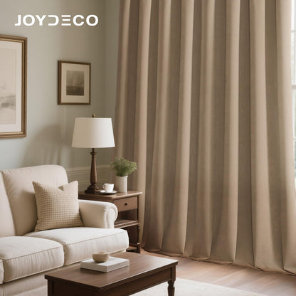 Luxury Blackout Velvet Curtains - Thermal Insulated Grommet Drapes