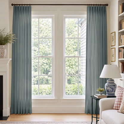 Cortinas opacas de lino Joydeco Flaxaline