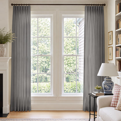 Cortinas opacas de lino Joydeco Flaxaline