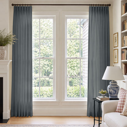 Cortinas opacas de lino Joydeco Flaxaline