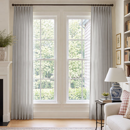 Cortinas opacas de lino Joydeco Flaxaline