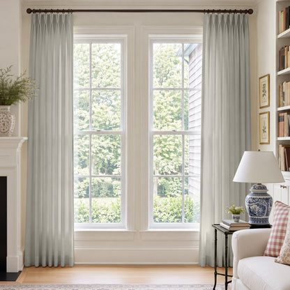 Cortinas opacas de lino Joydeco Flaxaline