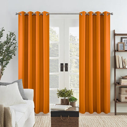 Joydeco Blackout Curtains Thermal Insulated Long Curtains& Drapes 2 Panels Set Various sizes and colors