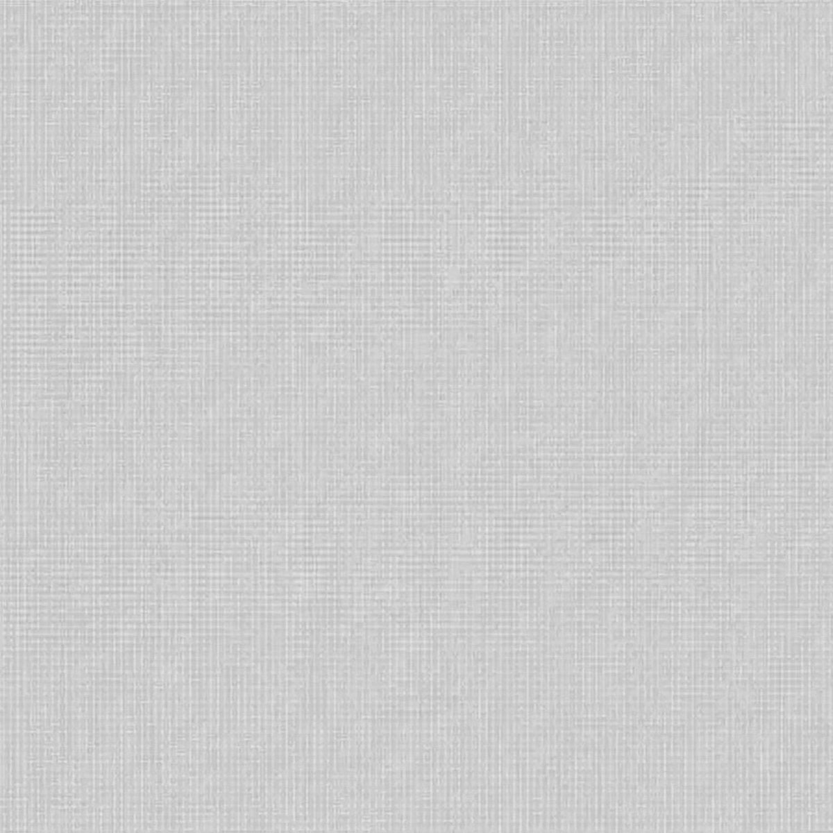 Light grey sheer weave fabric with subtle grid texture, ideal for solar shades.