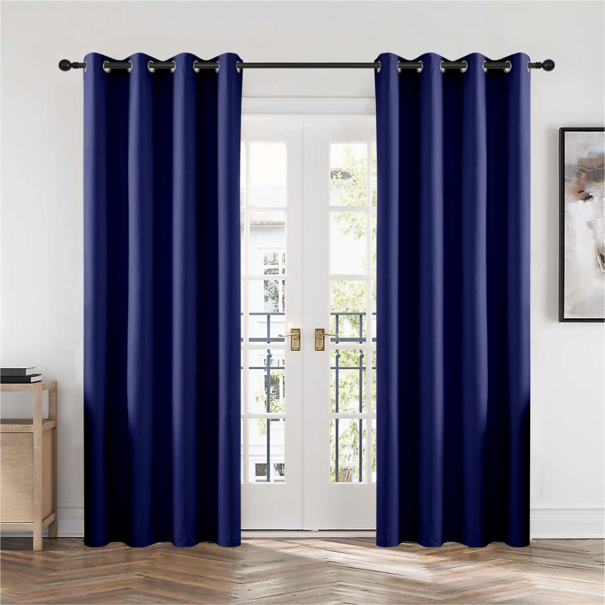 Joydeco Blackout Curtains 2 Panels Set, featuring thermal insulated long curtains Beige Curtains