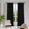 Joydeco Blackout Curtains 2 Panels Set, featuring thermal insulated long curtains Dark Beige Curtains