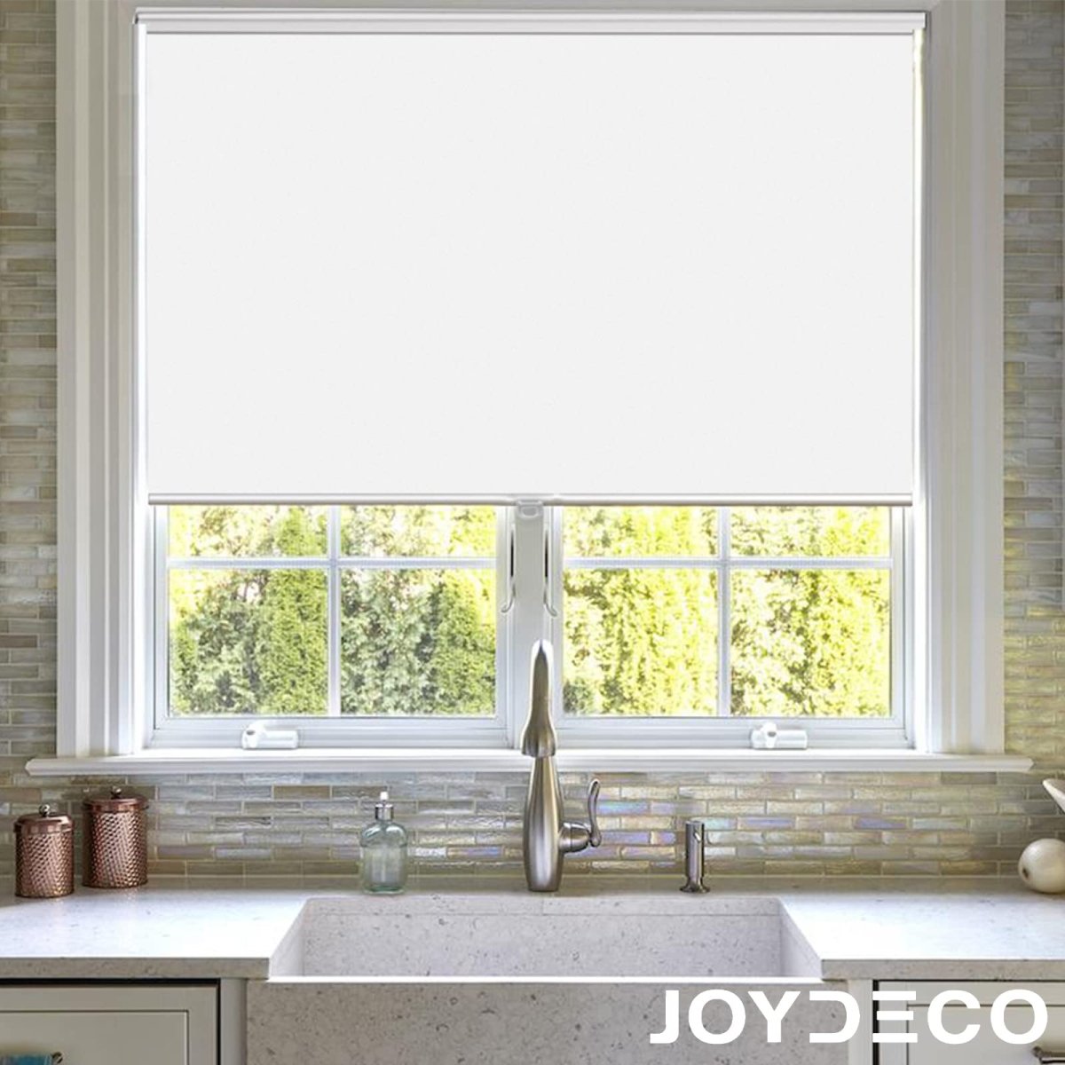 Joydeco Custom 100% Blackout Roller Shades - Joydeco