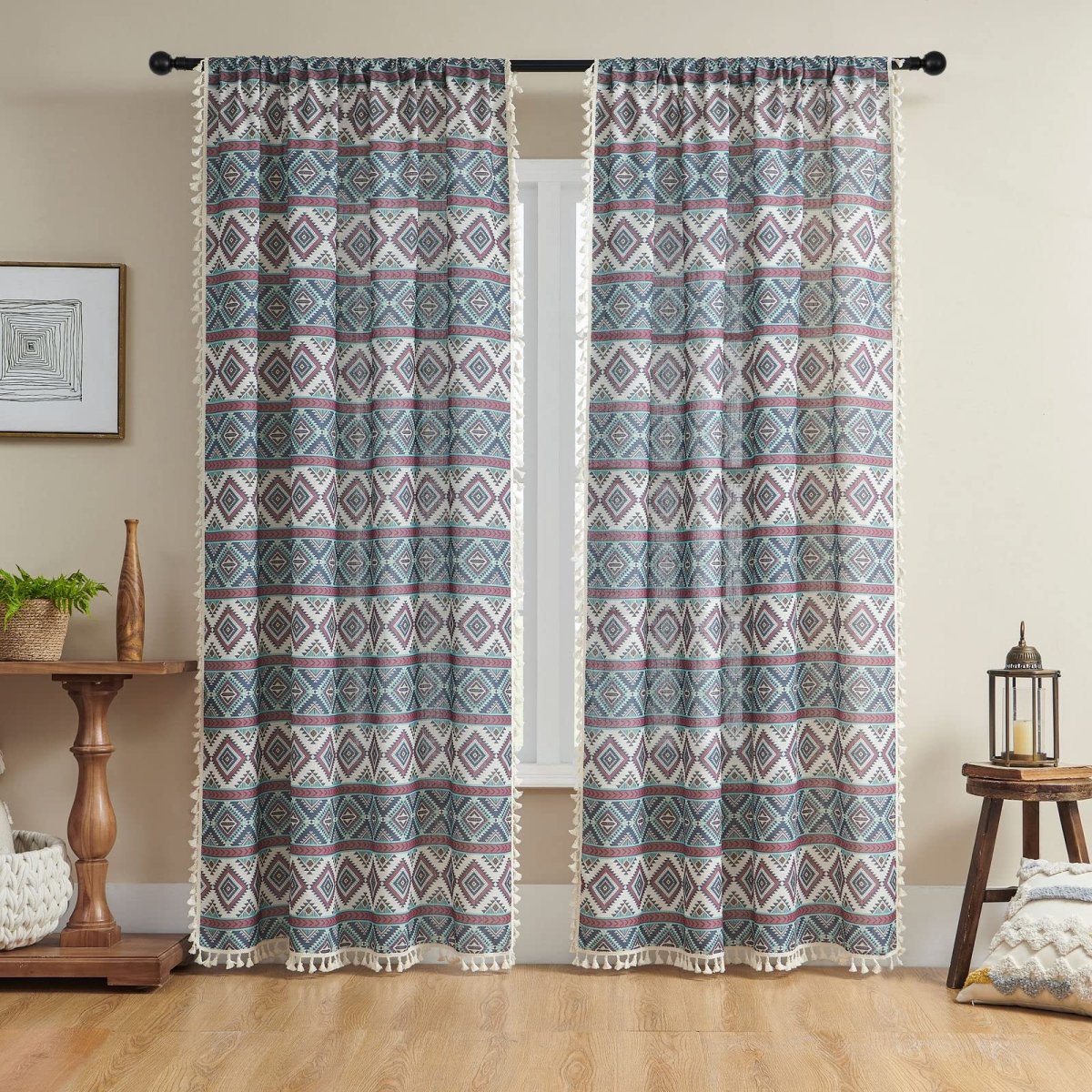 Joydeco Custom Boho Curtains