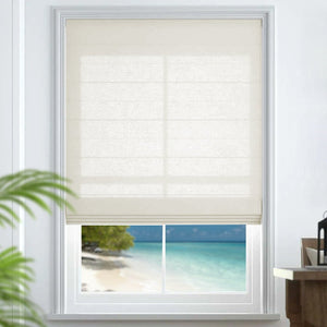 Joydeco Custom Light Filtering Roman Shades - Joydeco