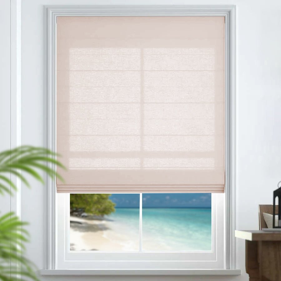 Joydeco Custom Light Filtering Roman Shades - Joydeco