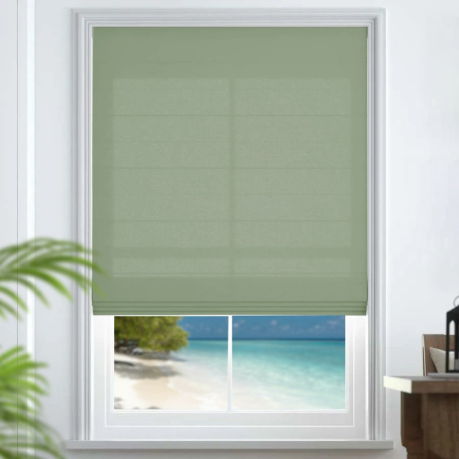 Joydeco Custom Light Filtering Roman Shades - Joydeco