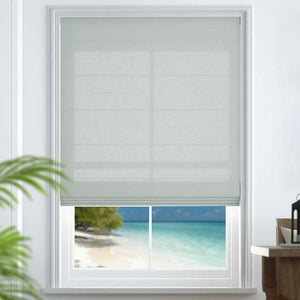 Joydeco Custom Light Filtering Roman Shades - Joydeco