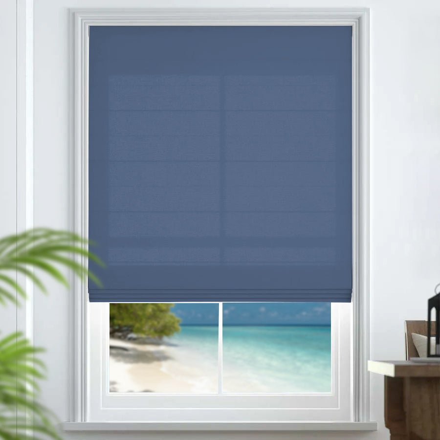 Joydeco Custom Light Filtering Roman Shades - Joydeco