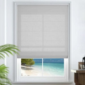 Joydeco Custom Light Filtering Roman Shades - Joydeco