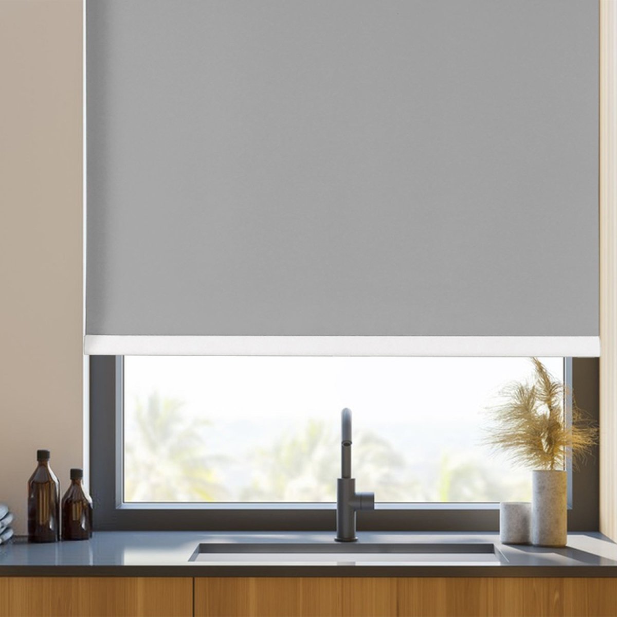 Joydeco Custom Modern Blackout Roller Shades - Joydeco