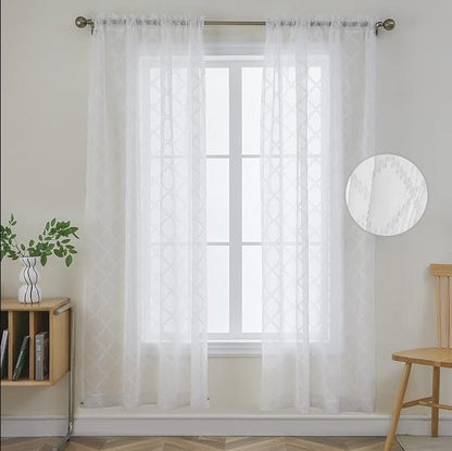 Joydeco Custom Sheer Curtains