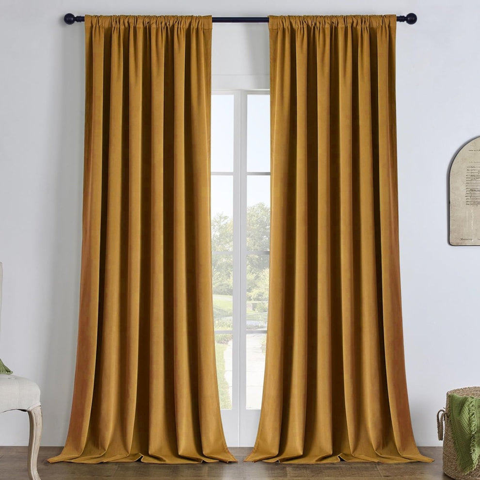 Joydeco Custom Velvet Curtainsjoydeco 476287