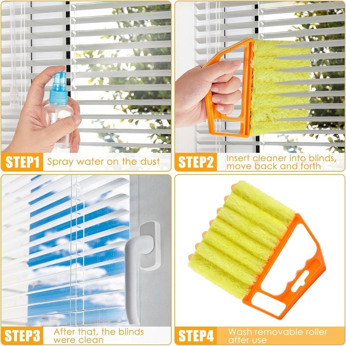 Joydeco Handheld Mini Blinds Cleaner - Joydeco