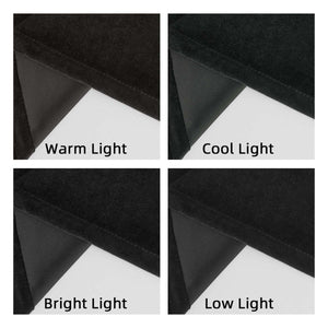 Joydeco Luxury Black Velvet Blackout Curtains - 2 Panels, Thermal Insulated, Rod Pocket, Super Soft - Joydeco