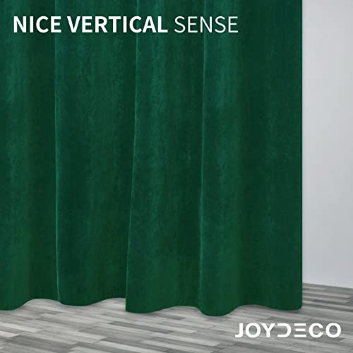 Joydeco Luxury Velvet Grommet Blackout Curtain - 2 Panels, Thermal Insulated, Privacy - Joydeco