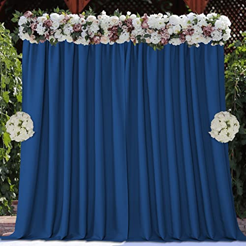 Joydeco Solid Color Royal Backdrop Curtains for Wedding Parties and Photography, 2 Panel Set - Joydeco