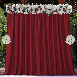 Joydeco Solid Color Royal Backdrop Curtains for Wedding Parties and Photography, 2 Panel Set - Joydeco