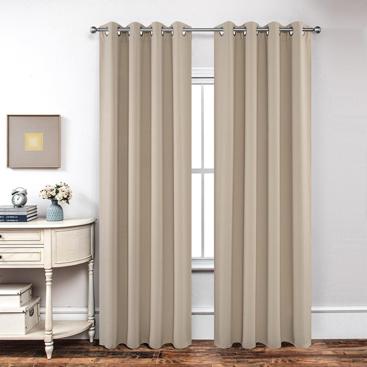 Joydeco Textured Thermal Insulated Blackout Curtains