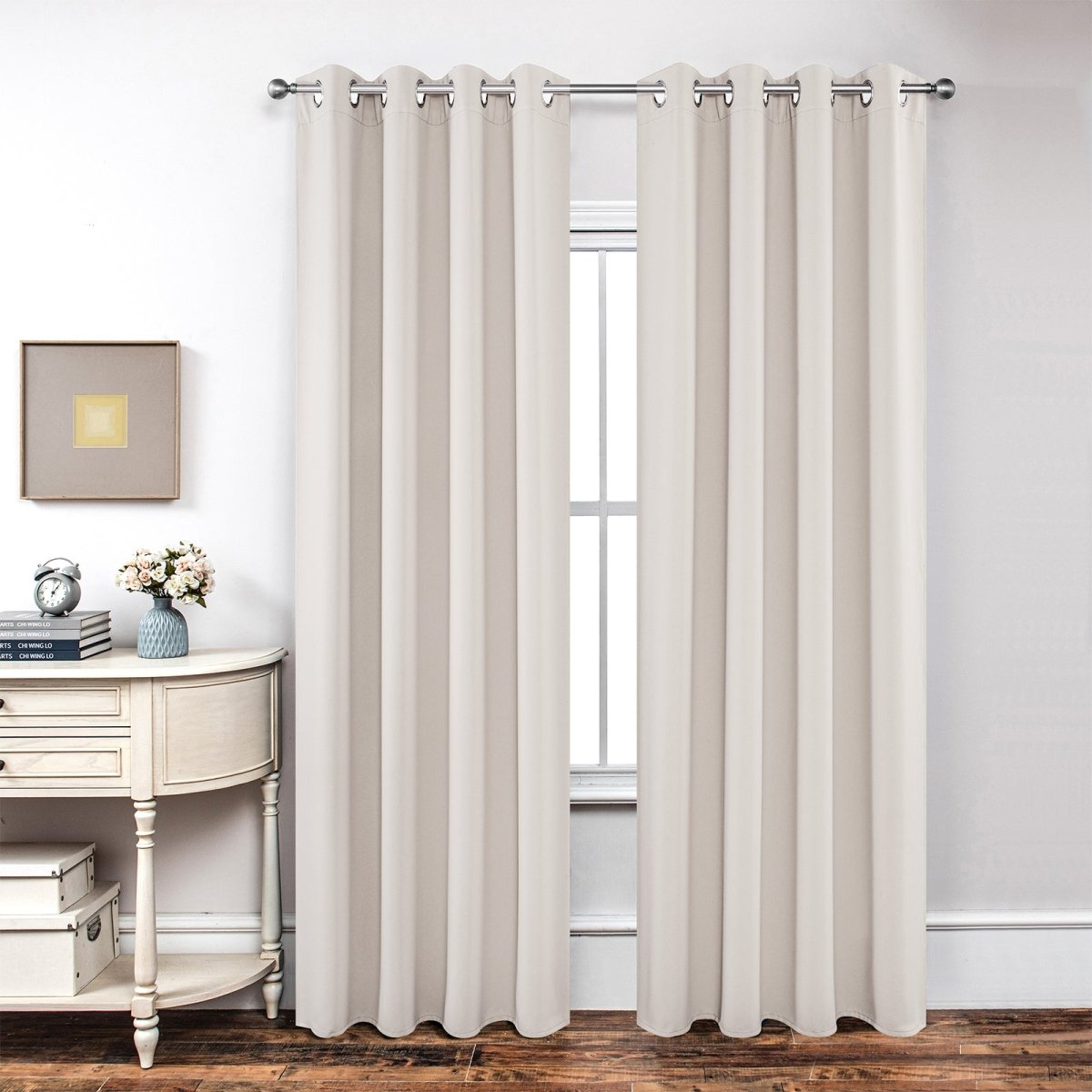 Joydeco Textured Thermal Insulated Blackout Curtains