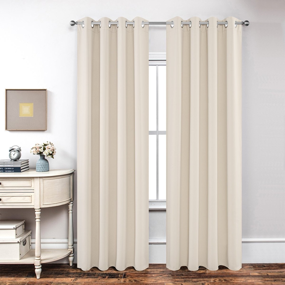 Joydeco Textured Thermal Insulated Blackout Curtains