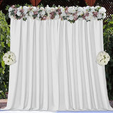 Joydeco Solid Color Royal Backdrop Curtains for Wedding Parties Photography Backdrop Drapes 2 Panels