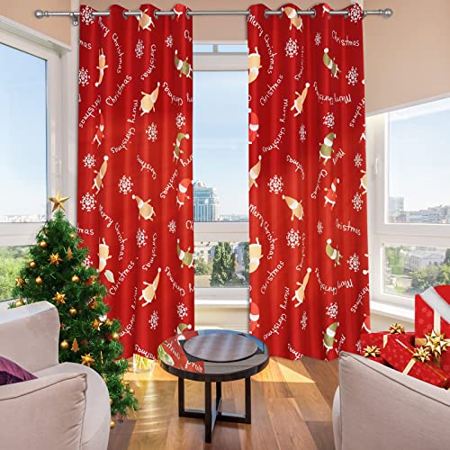 Joydeco Christmas Curtains For Living